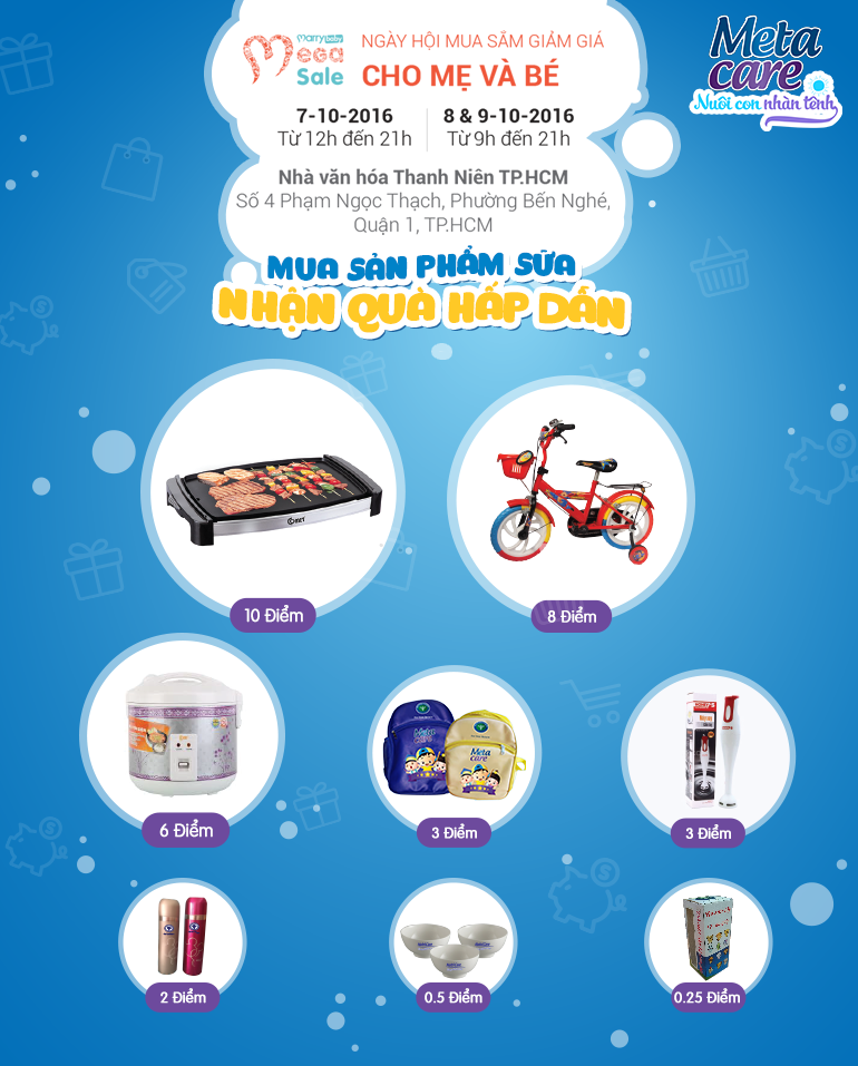 METACARE Tưng Bừng Tham Gia Lễ Hội Mua Sắm Cuối Năm Cho Mẹ Và Bé – Marrybaby Mega Sales 2016!
