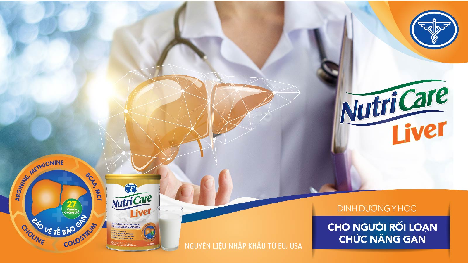 NUTRICARE LIVER – SẢN PHẨM DINH DƯỠNG Y HỌC CHO NGƯỜI RỐI LOẠN CHỨC NĂNG GAN