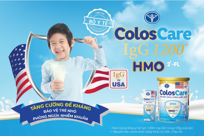 ColosCare tăng sức đề kháng cho cả gia đình