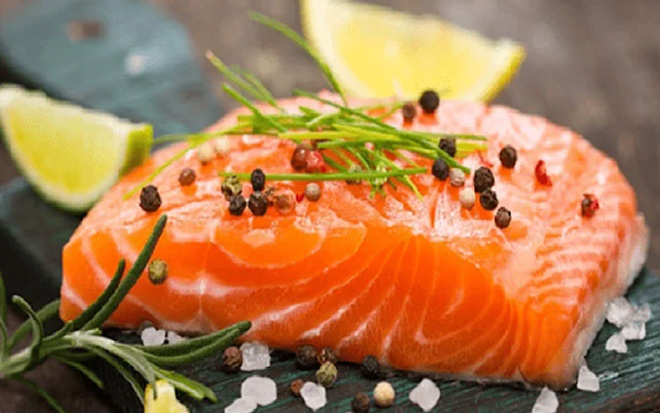 Cá hồi giàu omega 3