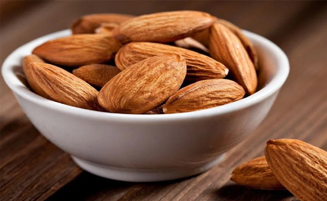 Hạnh nhân giàu Vitamin E hỗ trợ tăng cường đề kháng