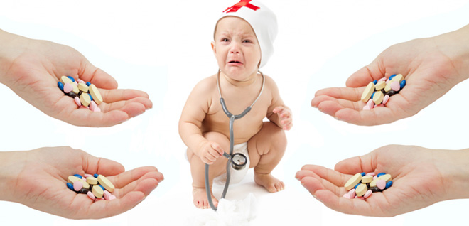 tránh sử dụng thuốc cho trẻ sơ sinh