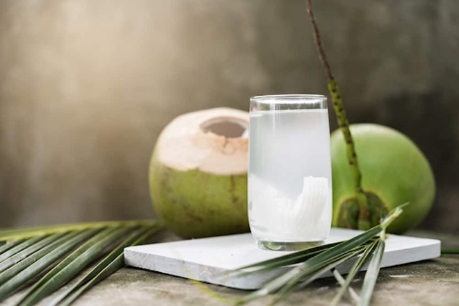 nước dừa tăng sức đề kháng