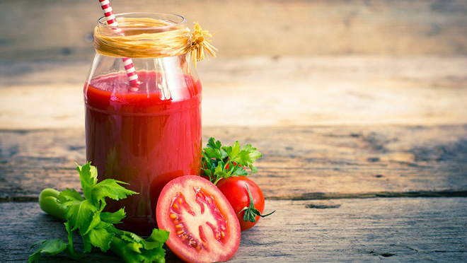 Nước ép cà chua tăng cường đề kháng