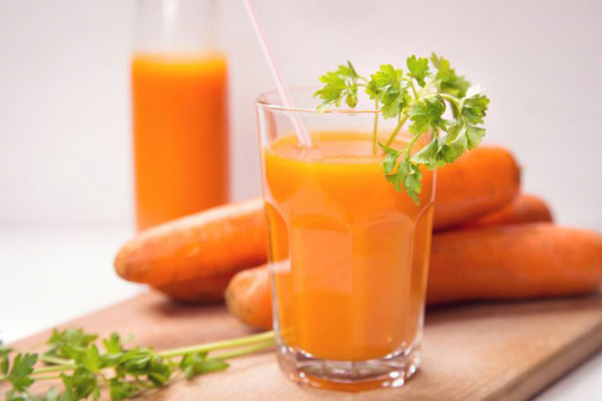 nước ép cà rốt
