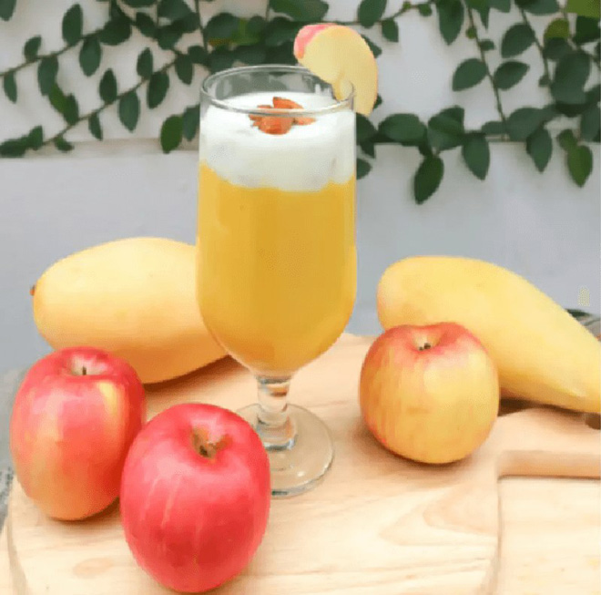 Nước ép xoài táo tăng cường đề kháng