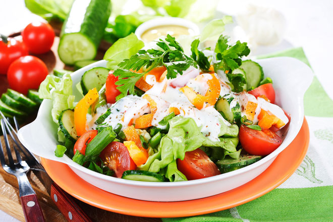 salad sữa chua