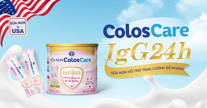 Sữa non ColosCare IgG 24h