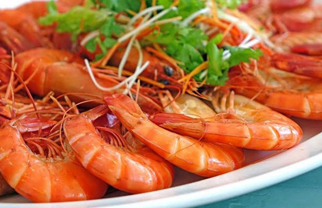 hải sản chứa nhiều canxi