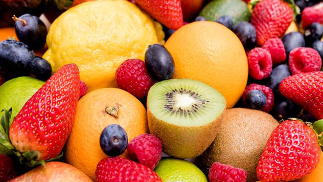 Trái cây chứa hàm lượng lớn vitamin