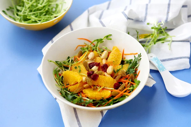 Salad cam cung cấp vitamin C