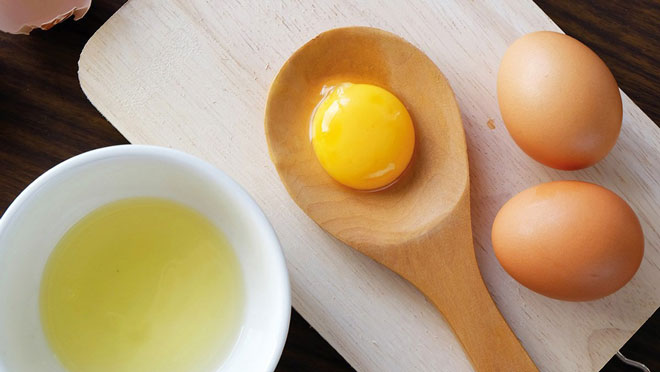 Lòng đỏ trứng có nhiều chất dinh dưỡng
