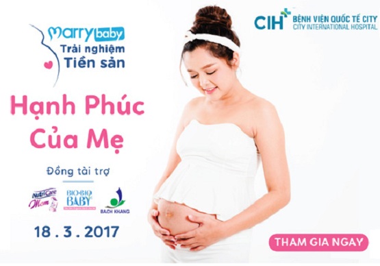 100 suất tham dự trải nghiệm tiền sản vào ngày 18-3-2017