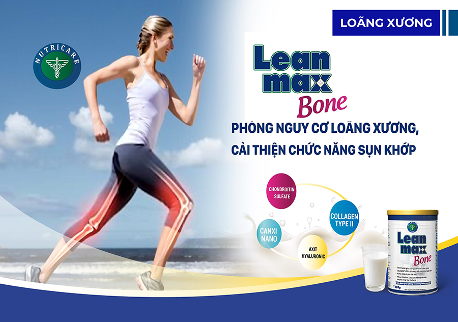 Leanmax Bone – Phòng nguy cơ loãng xương, cải thiện chức năng sụn khớp