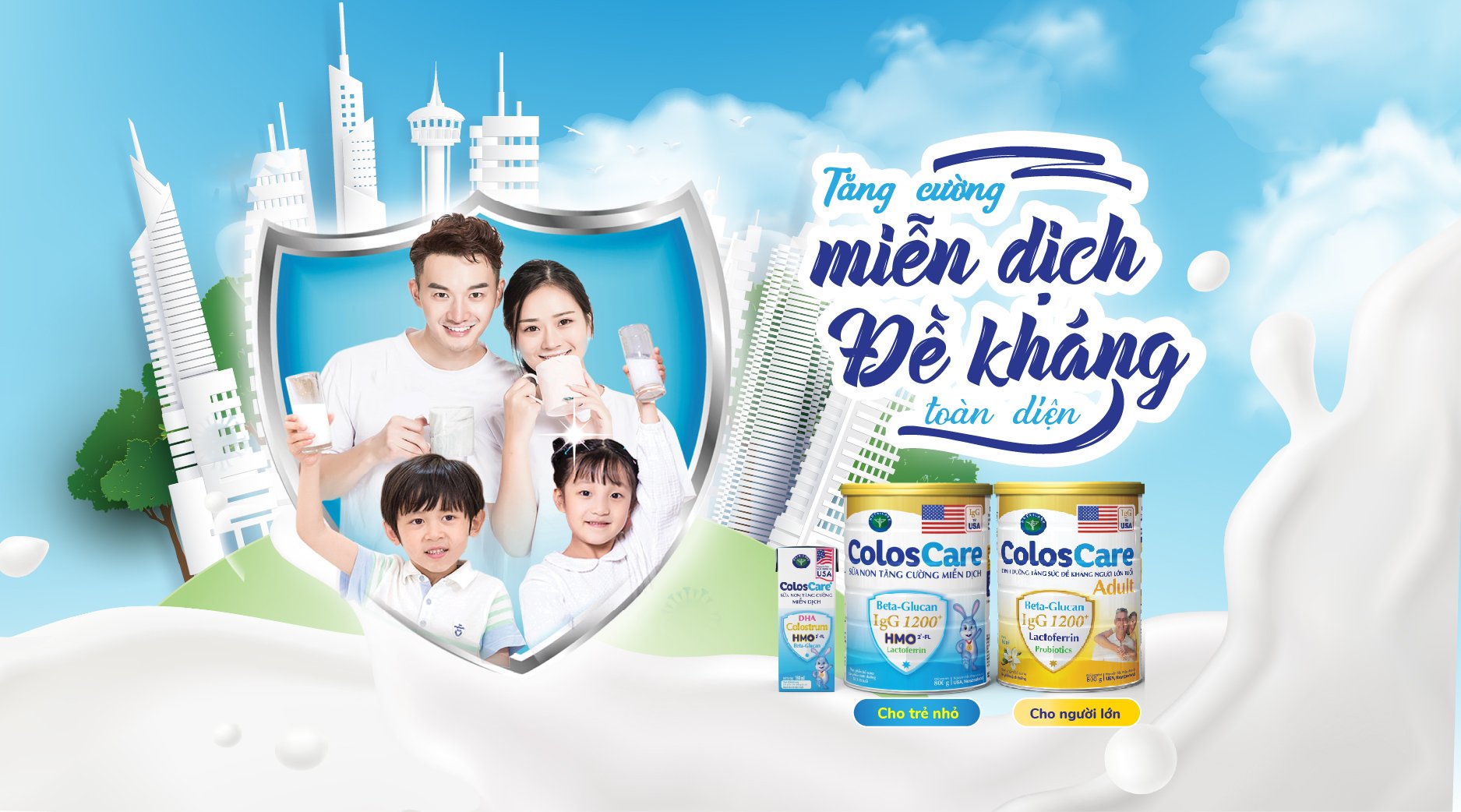 ColosCare: Giải pháp dinh dưỡng toàn diện giúp tăng cường miễn dịch cho gia đình
