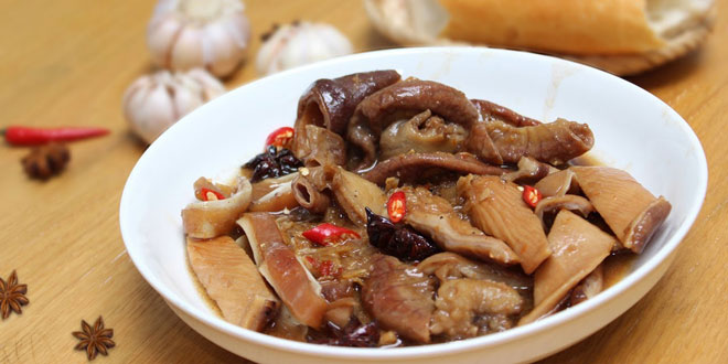 Bị phình tuyến giáp hạn chế các món từ nội tạng
