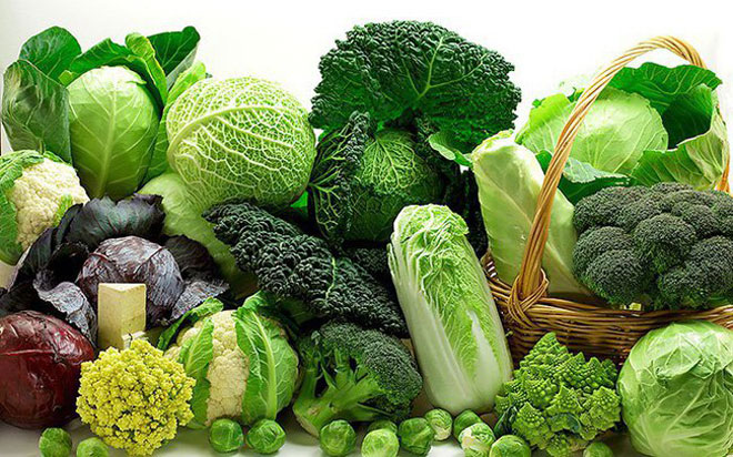 Các loại rau lá xanh