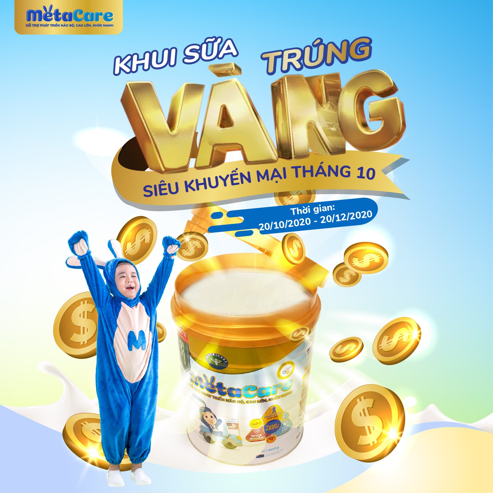 Thể lệ chương trình: “Khui sữa trúng vàng” Metacare