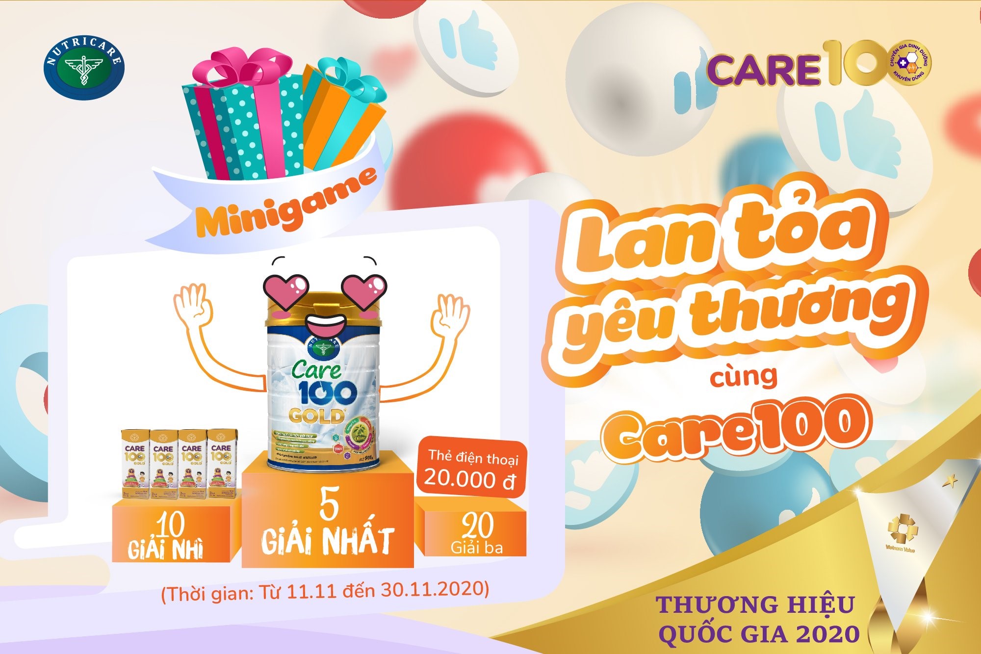 Lan tỏa yêu thương cùng Care 100