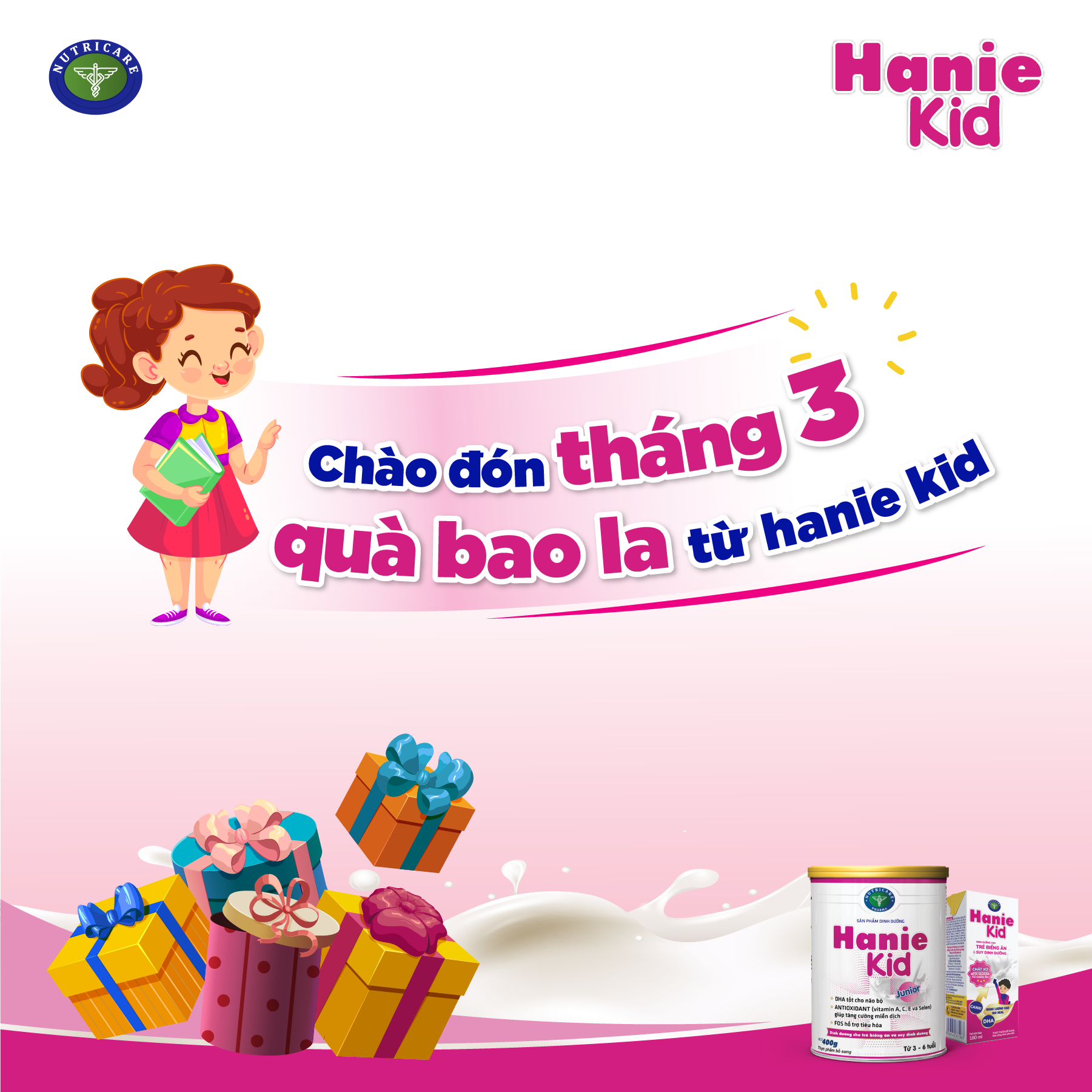 Mini Game “Chào đón tháng Ba – Quà bao la từ Hanie Kid”