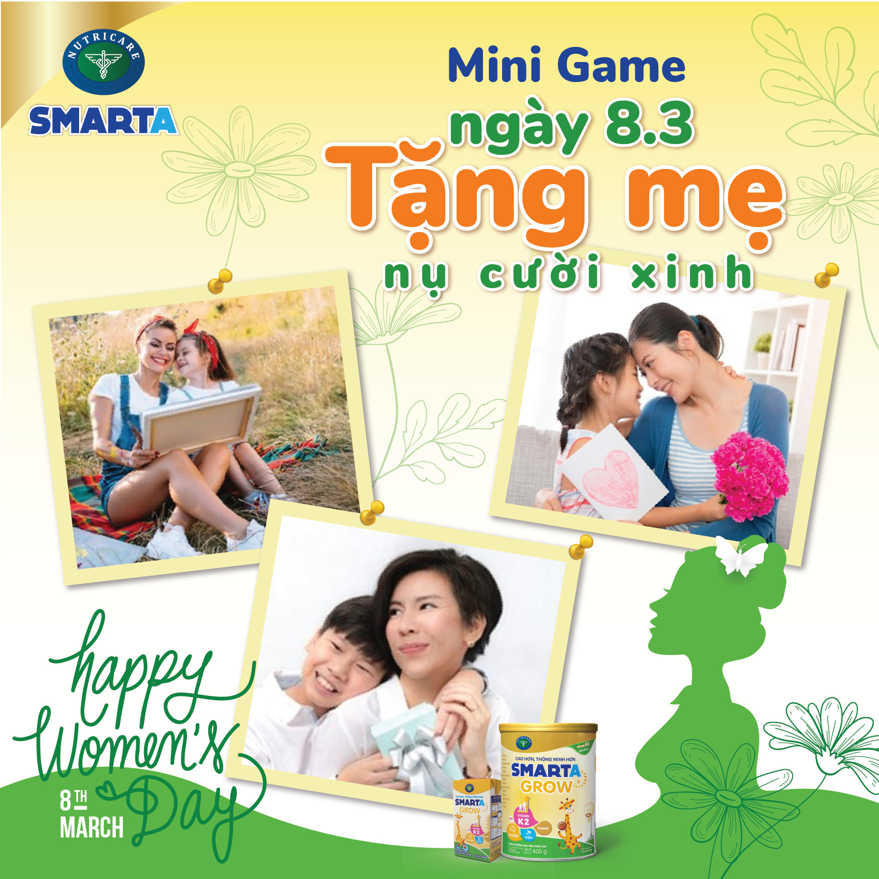Thể lệ chương trình mini game “Tặng mẹ nụ cười xinh” – Smarta