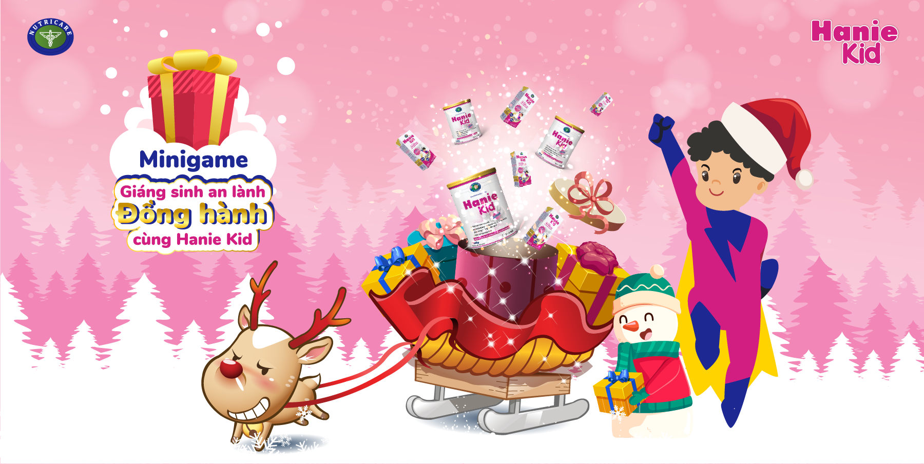 Mini Game: “Giáng sinh an lành, đồng hành cùng Hanie Kid”