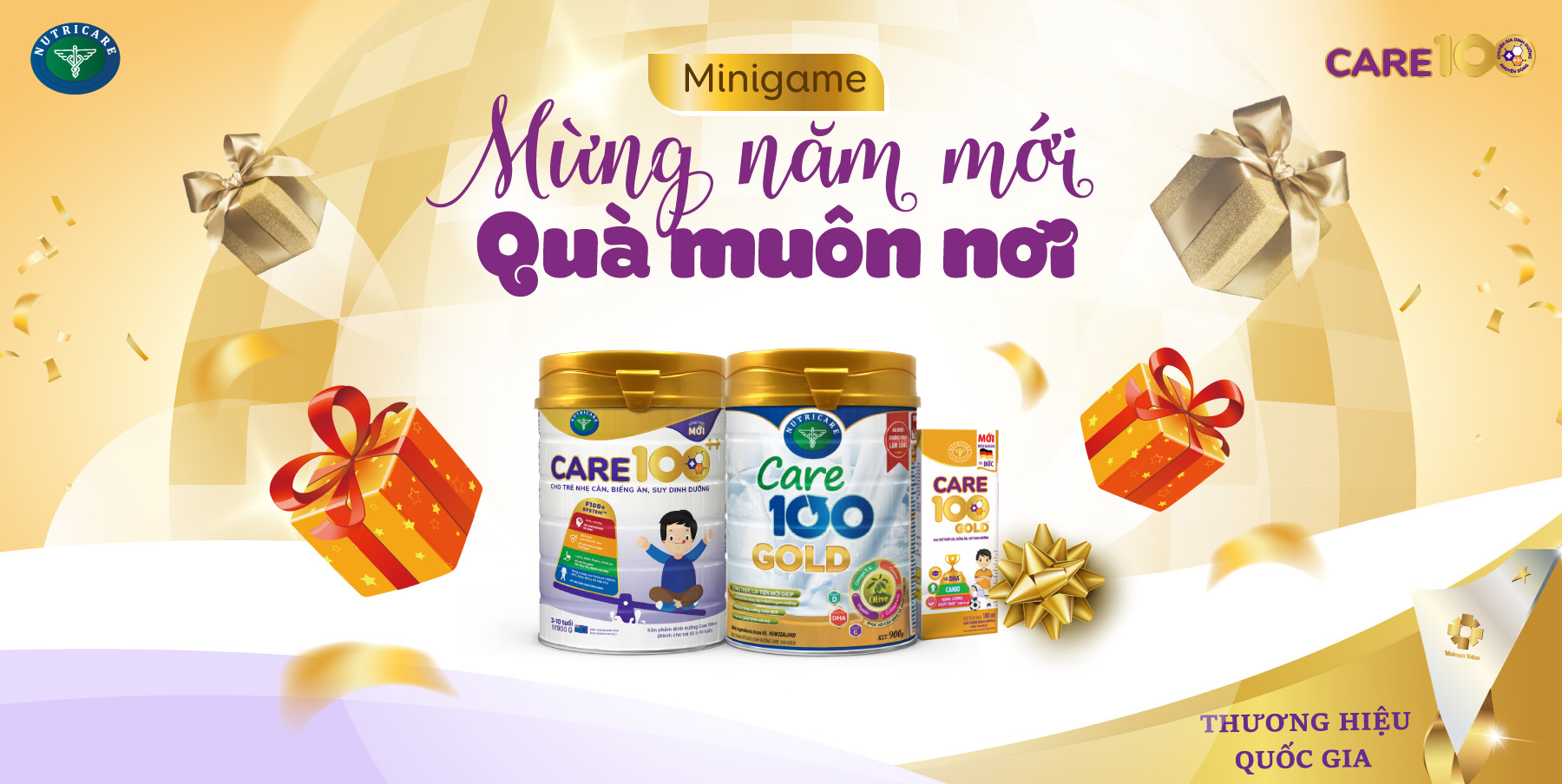 Mini Game Care 100 “Chào năm mới, Quà muôn nơi”