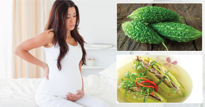 Mướp đắng không tốt cho các mẹ bầu