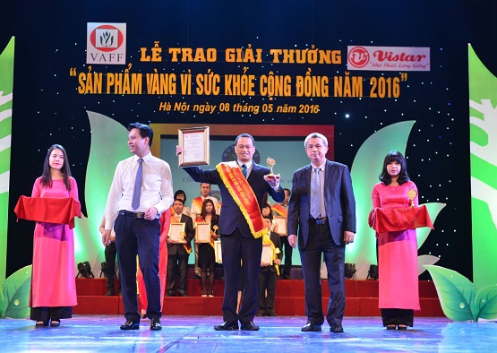 Nutricare – “Sản phẩm vàng vì sức khỏe cộng đồng 2016”