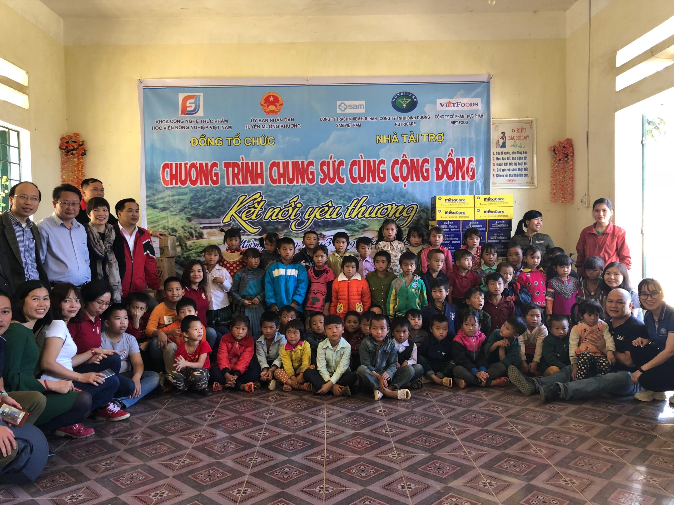 Nutricare “Chung sức cùng cộng đồng – Kết nối yêu thương” tại xã Dìn Chin – Mường Khương – Lào Cai
