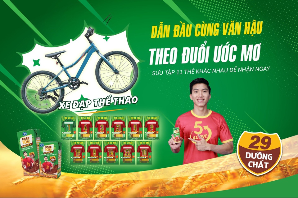 Cùng Care 100 Active và Đoàn Văn Hậu theo đuổi ước mơ