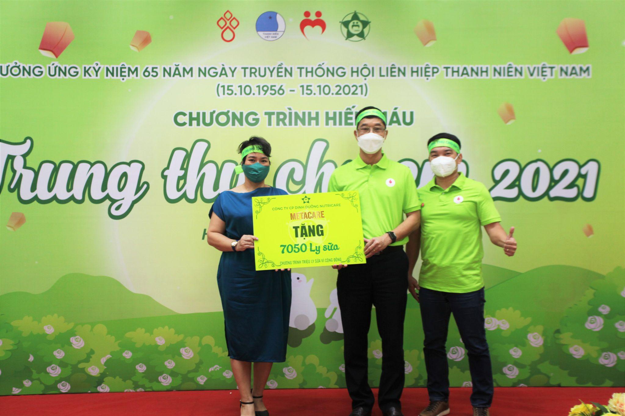 Nhãn hàng Metacare tham gia hiến máu nhân đạo, đồng hành cùng Trung thu cho em 2021