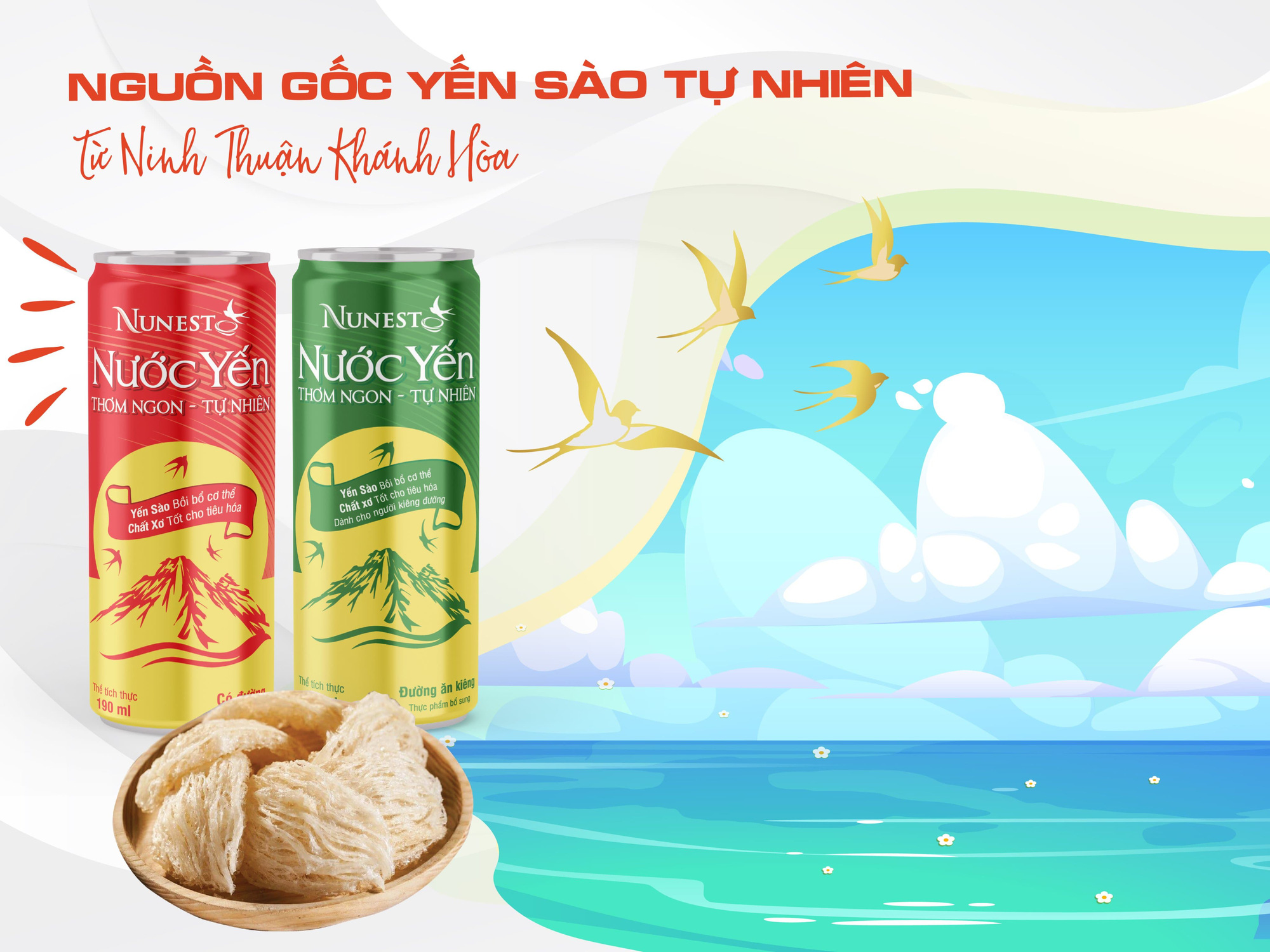 Nước yến lon Nunest: Đồ uống giải khát trendy mà vẫn healthy dành cho giới trẻ