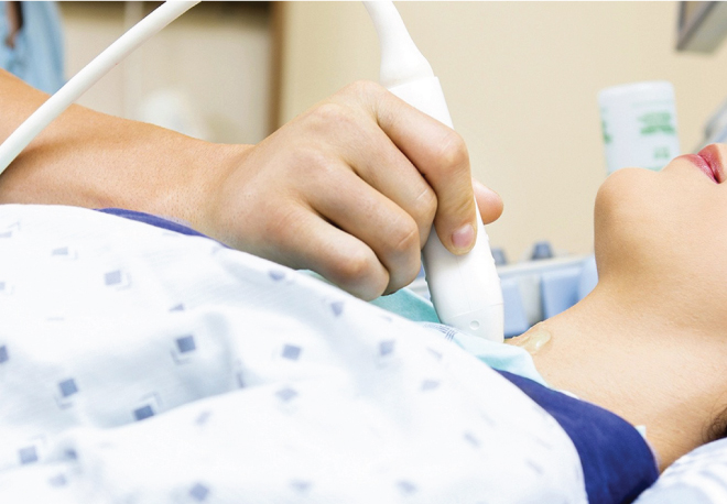 Siêu âm giúp xác định vị trí, kích thước, tính chất nhân giáp