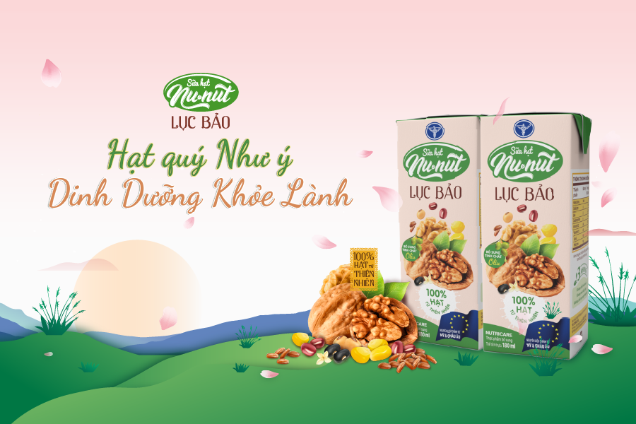 Sữa hạt Nunut Lục Bảo – Dinh dưỡng khỏe lành từ 6 loại hạt quý