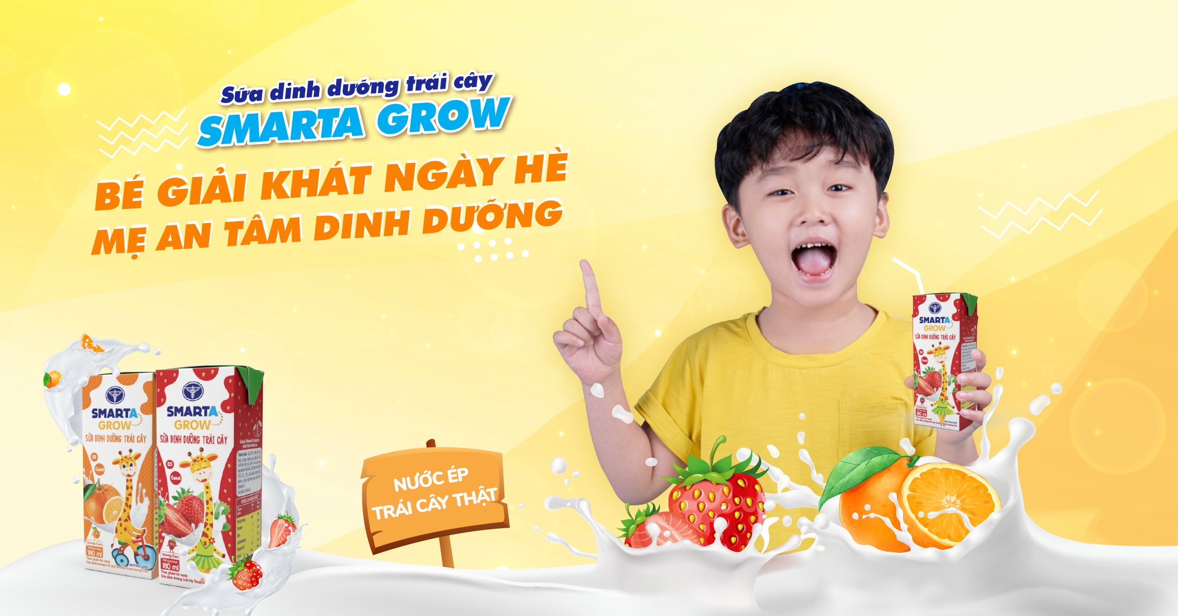 Smarta Grow fruit nutrition milk: Baby’s refreshment, mother’s nutrition peace of mind