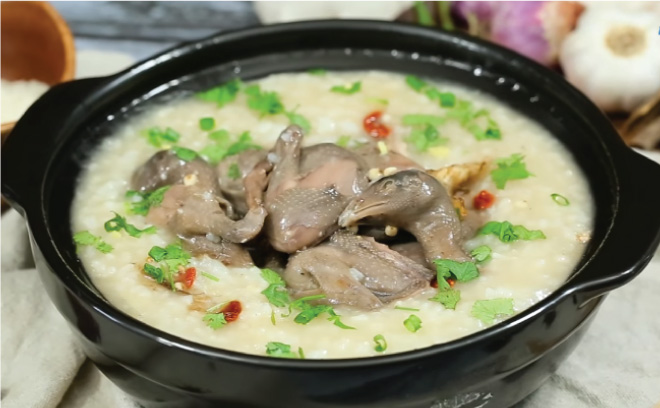 Cháo chim cút