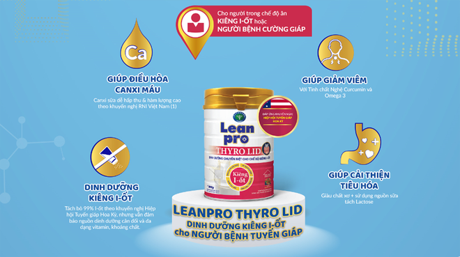 Leanpro Thyro Lid is specialized for thyroid patients following low iodine diet