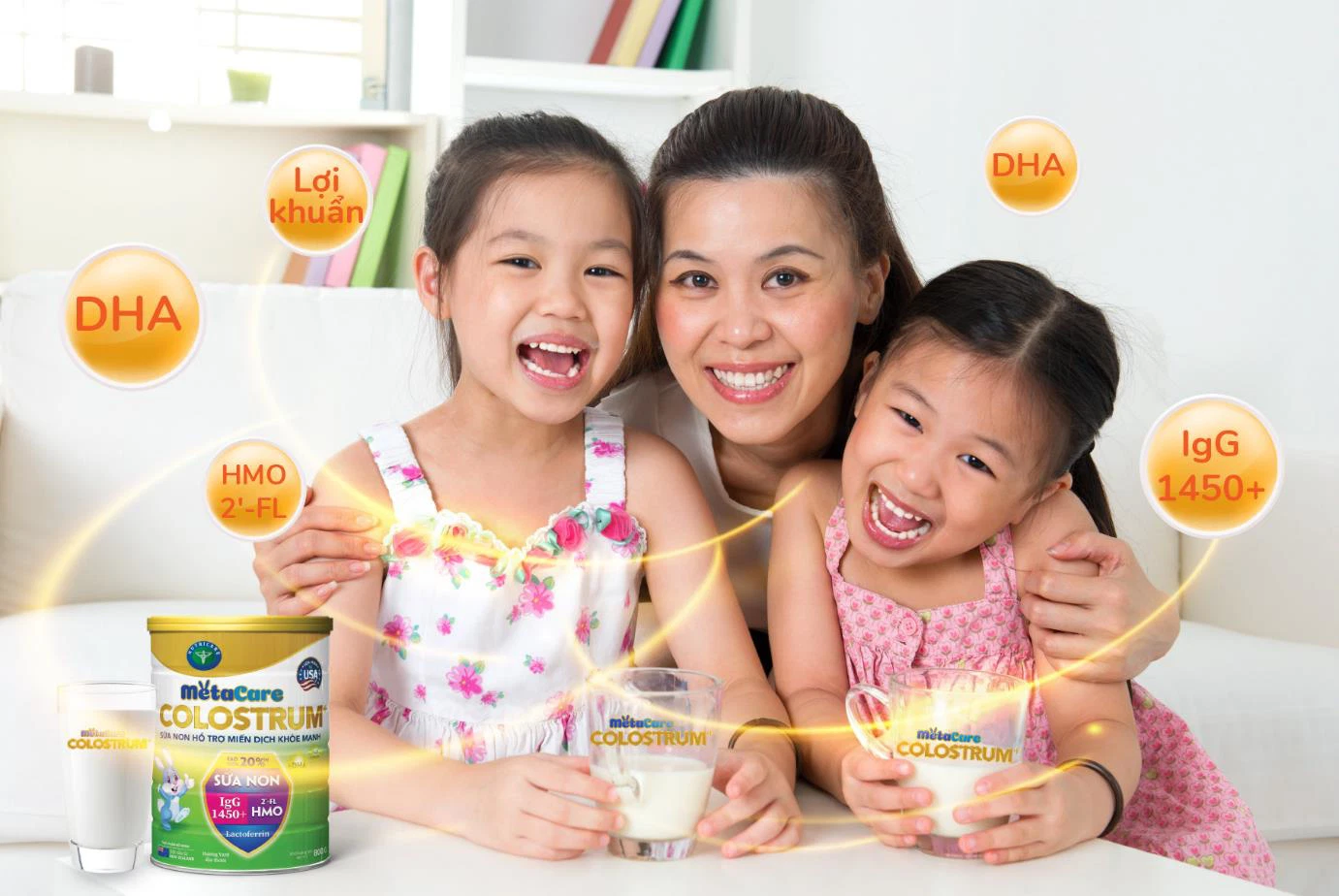 Metacare Colostrum+: The “golden key” for boosting the child’s immune system