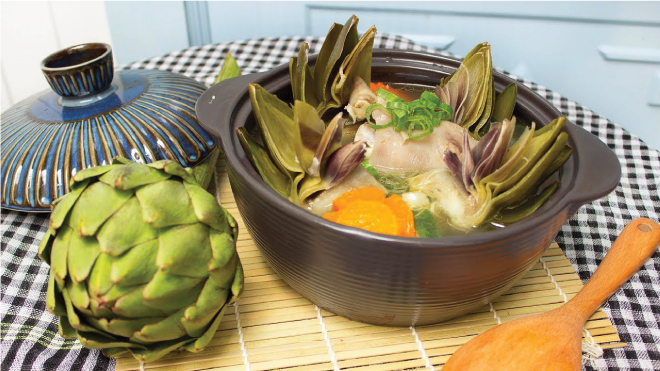 Canh hoa Atiso là đáp án cho việc ăn gì giúp phục hồi sức khỏe
