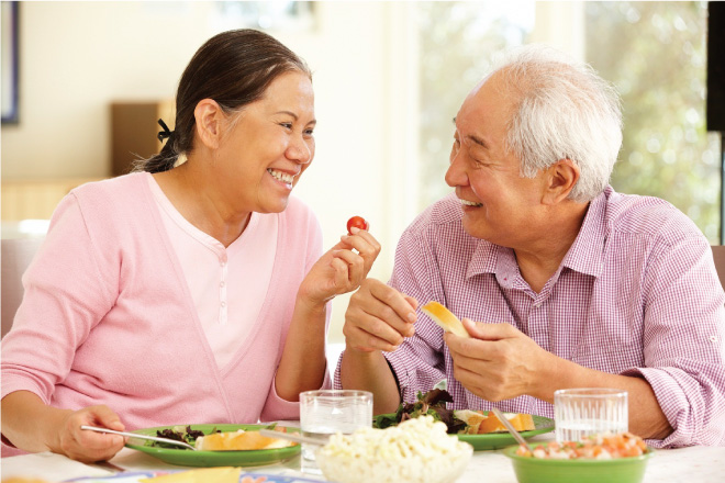 Đảm bảo dinh dưỡng cho người già