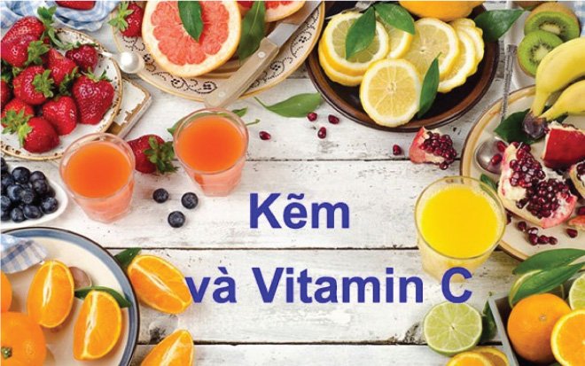 Kẽm và Vitamin C