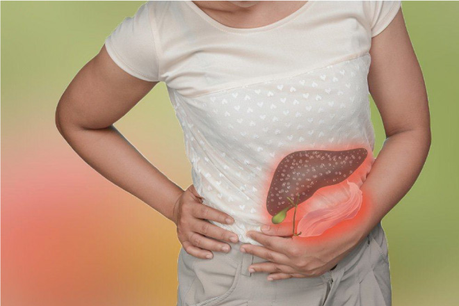 Người mắc bệnh gan