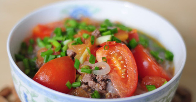 Bún thịt