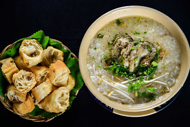 Cháo chưa ninh nhừ