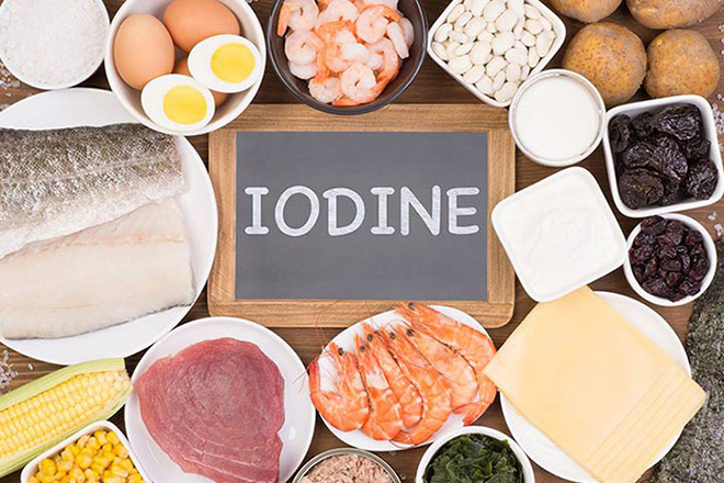 Thực phẩm chứa Iod giúp tăng cường thị lực tốt cho trẻ