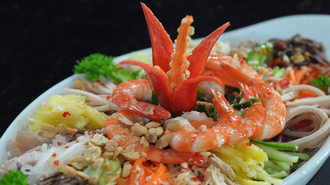 Gỏi măng tôm thịt