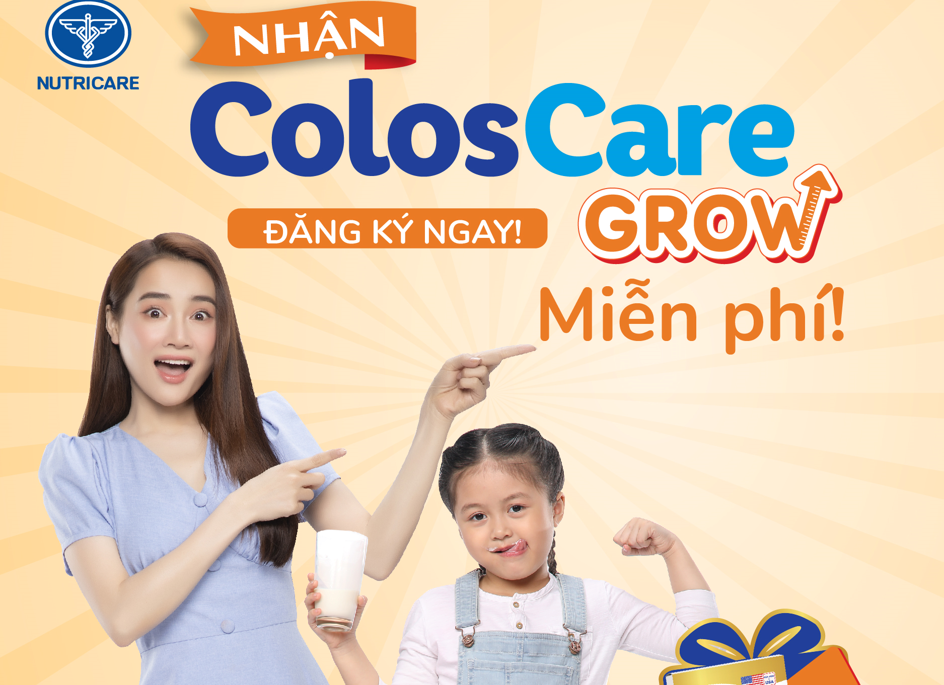 Thể lệ chương trình “Đăng ký nhận mẫu thử sản phẩm ColosCare Grow +”