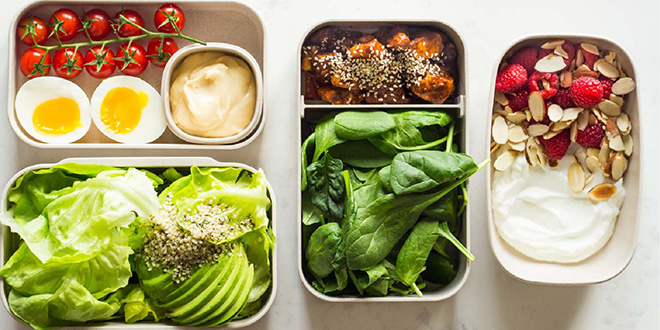 Bữa trưa trong thực đơn Keto