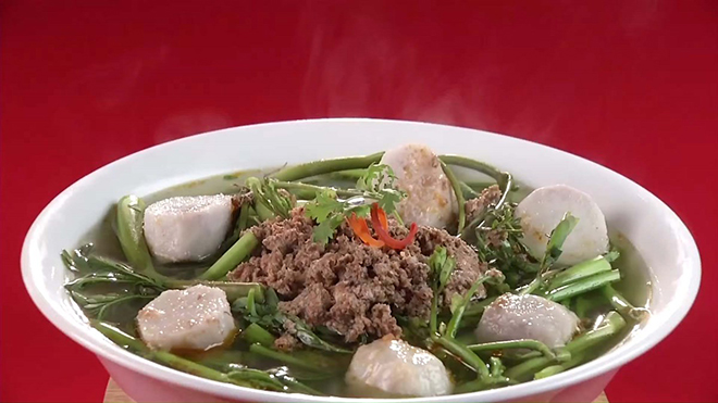 Canh rau nhút